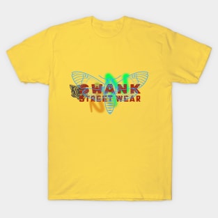 Swank Rose Moth Street Wear T-Shirt